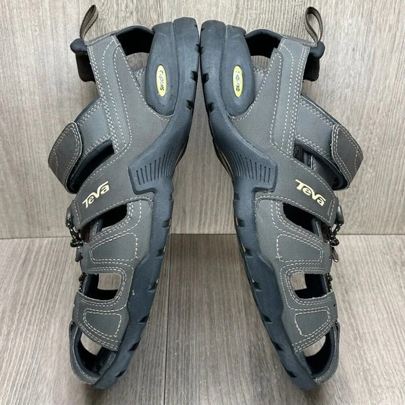 Teva Sandals Mens Sz 11 Forebay Water Fisherman Sport Trail Hiking Brown - Picture 8 of 12